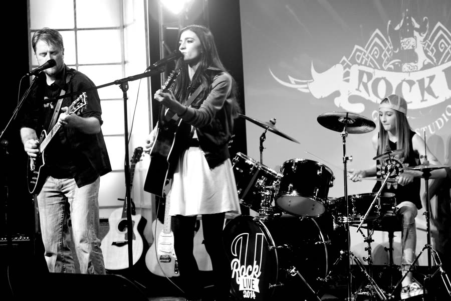Father and daughter at Rock U Live